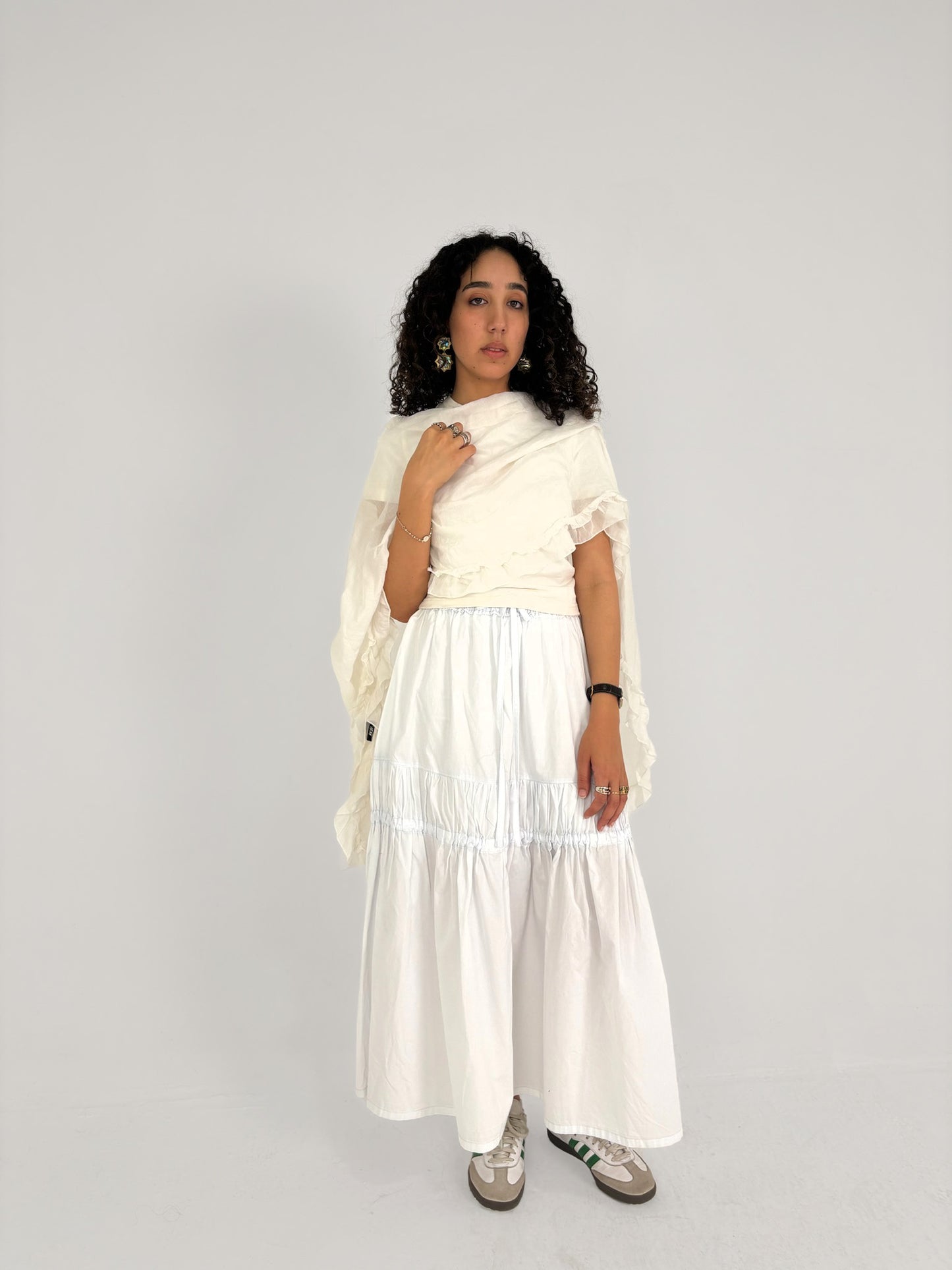 Maxi Poplin Skirt