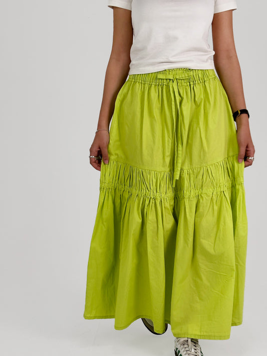 Maxi Poplin Skirt