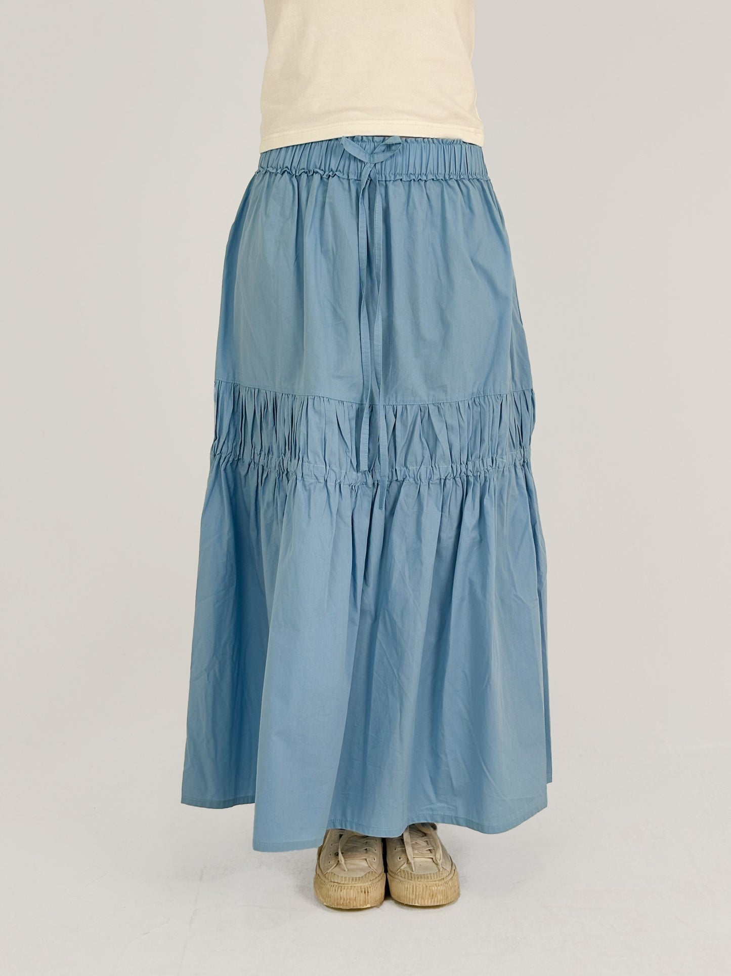 Maxi Poplin Skirt