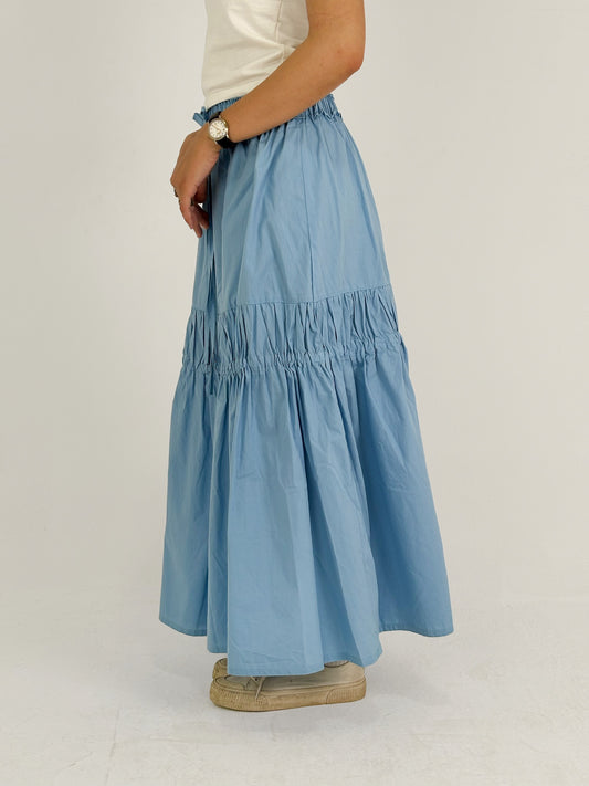 Maxi Poplin Skirt
