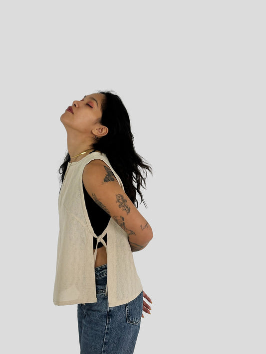 Linen Summer Vest