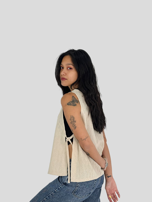 Linen Summer Vest
